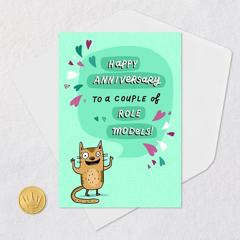 Role Models Funny Anniversary Card for Couple for only USD 3.99 | Hallmark