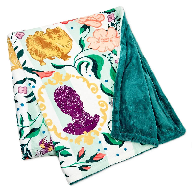 Bridgerton Ton Silhouettes on Floral Blanket, 50x60 for only USD 39.99 | Hallmark