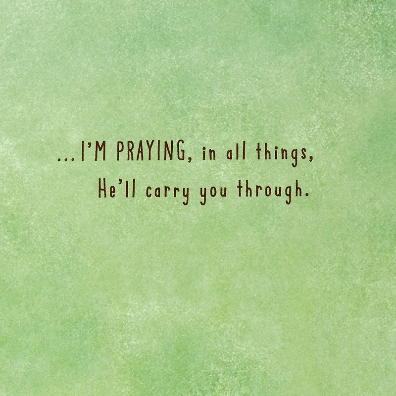 Praying God Will Carry You Through Religious Encouragement Card for only USD 4.99 | Hallmark
