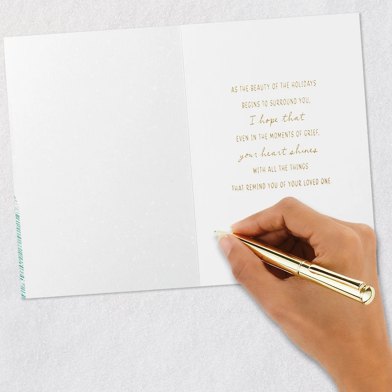 Memories of Your Loved One Holiday Sympathy Card for only USD 3.99 | Hallmark