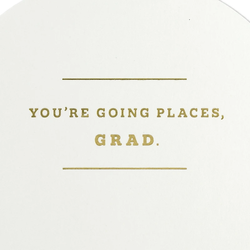 Going Places Paper Craft Graduation Card for only USD 5.99 | Hallmark