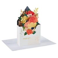Happy Thoughts, Floral Envelope 3D Pop-Up Thinking of You Card for only USD 8.99 | Hallmark