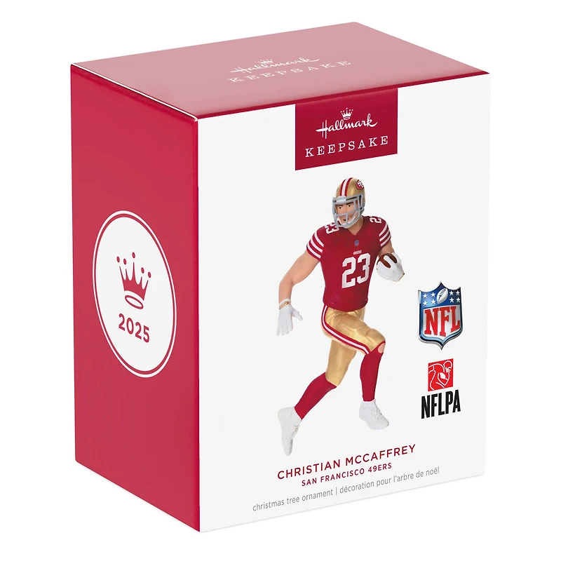 NFL San Francisco 49ers Christian McCaffrey Ornament for only USD 28.99 | Hallmark