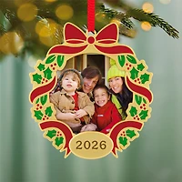 Our Family Christmas 2026 Photo Frame Metal Ornament for only USD 24.99 | Hallmark