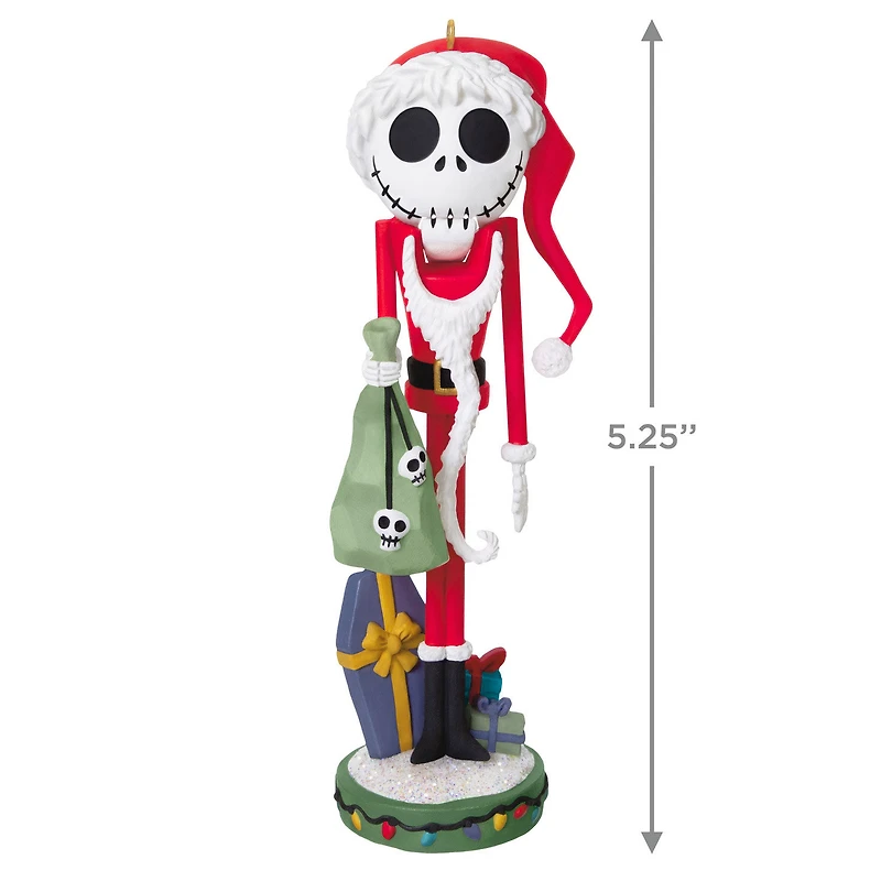 Disney Tim Burton's The Nightmare Before Christmas Santa Jack Skellington Nutcracker Ornament for only USD 31.99 | Hallmark