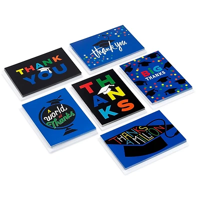Colorful Grad Icons Assorted Graduation Thank-You Notes, Pack of 48 for only USD 13.99 | Hallmark