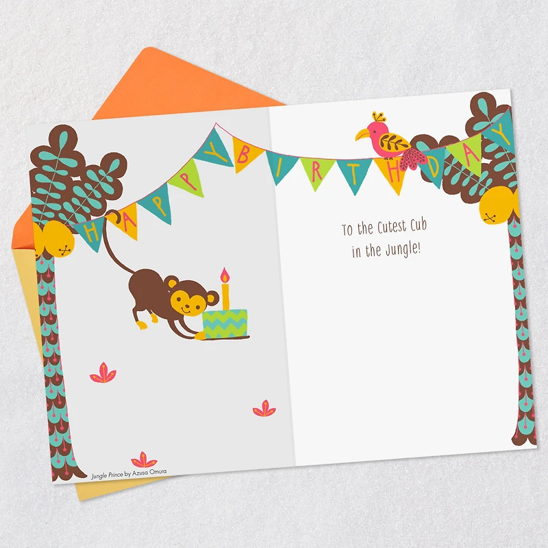 Cutest Cub in the Jungle First Birthday Card for Boys for only USD 2.99 | Hallmark