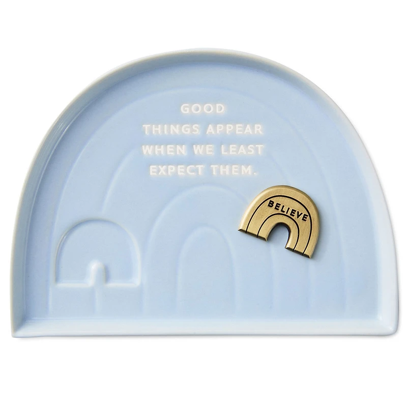 Rainbow-Shaped Trinket Dish With Token for only USD 28.99 | Hallmark