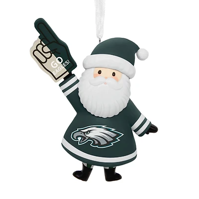 NFL Philadelphia Eagles Santa Fan Hallmark Ornament for only USD 12.99 | Hallmark