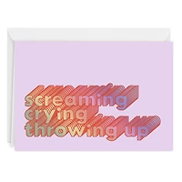 Screaming Crying Custom Card for only USD 4.99 | Hallmark