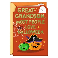 Smile Like a Jack-o'-Lantern Halloween Card for Great-Grandson for only USD 2.99 | Hallmark