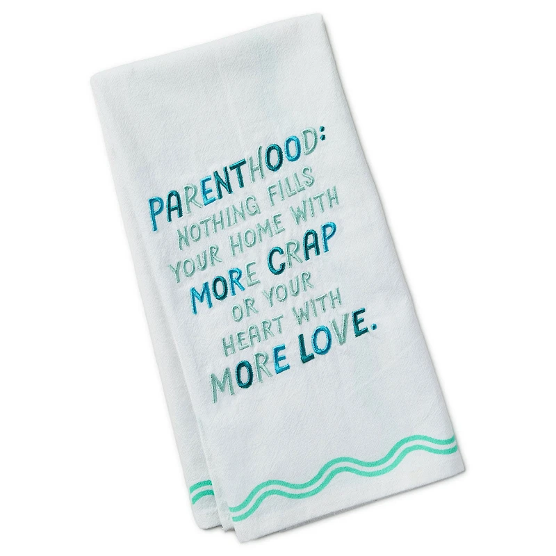 Parenthood Funny Tea Towel, 18x26 for only USD 14.99 | Hallmark