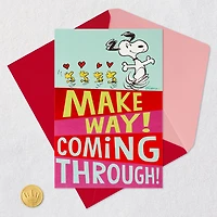 Peanuts® Snoopy and Woodstock Hugs and Kisses Funny Pop-Up Valentine's Day Card for only USD 7.59 | Hallmark