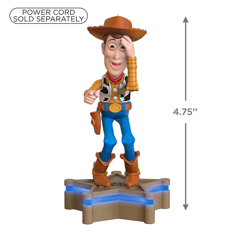Disney/Pixar Toy Story Collection Sheriff Woody Ornament With Light and Sound for only USD 43.99 | Hallmark
