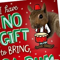 No Gift to Bring Pa-Rum-Pa-Pum-Pum Funny Pop-Up Money-Holder Christmas Card for only USD 4.99 | Hallmark