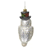 Dapper Owl Glass Ornament for only USD 30.99 | Hallmark