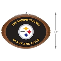 NFL Pittsburgh Steelers Football Personalized Ornament, Custom Text for only USD 30.99 | Hallmark