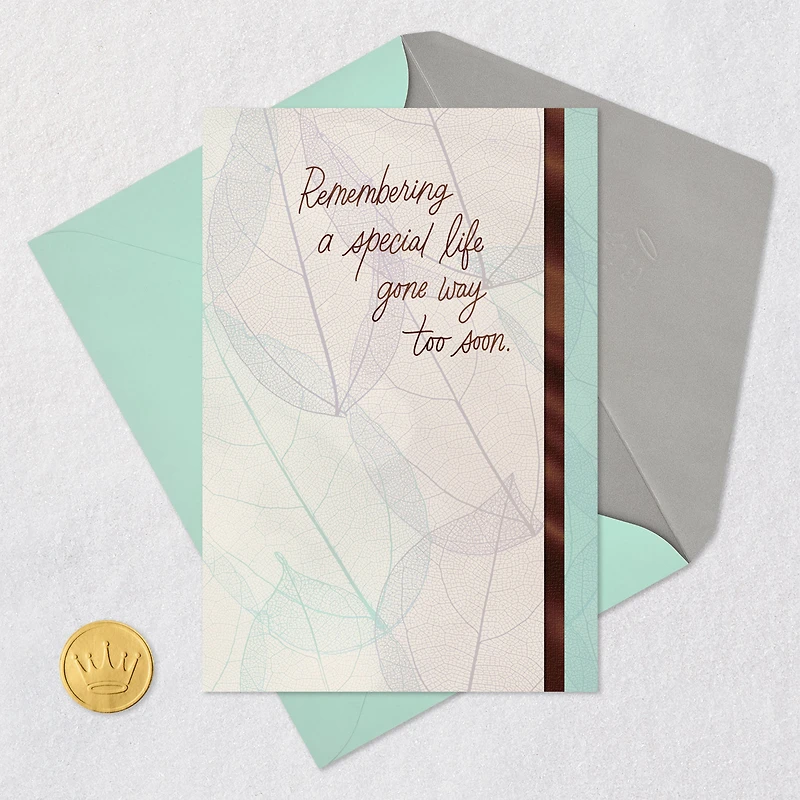 Remembering a Special Life Gone Too Soon Sympathy Card for only USD 3.99 | Hallmark