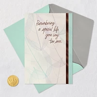 Remembering a Special Life Gone Too Soon Sympathy Card for only USD 3.99 | Hallmark