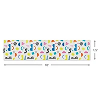 Abstract Neon on Black and Confetti on White Reversible Table Runner for only USD 4.99 | Hallmark