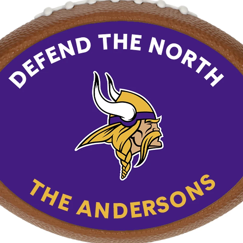 NFL Minnesota Vikings Football Personalized Ornament, Custom Text for only USD 30.99 | Hallmark