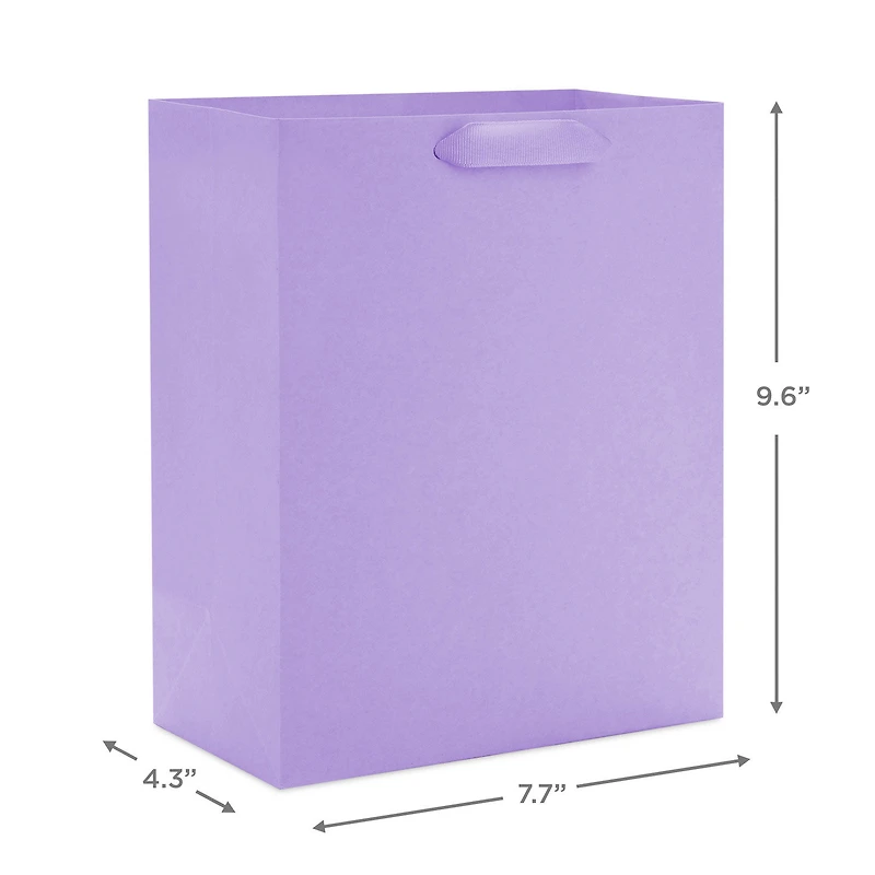 9.6" Solid Lavender Medium Gift Bag for only USD 3.49 | Hallmark
