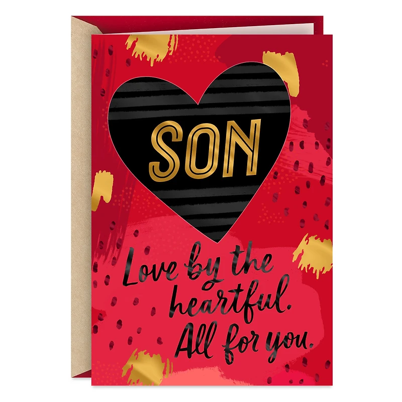 Love By the Heartful Valentine's Day Card for Son for only USD 4.99 | Hallmark