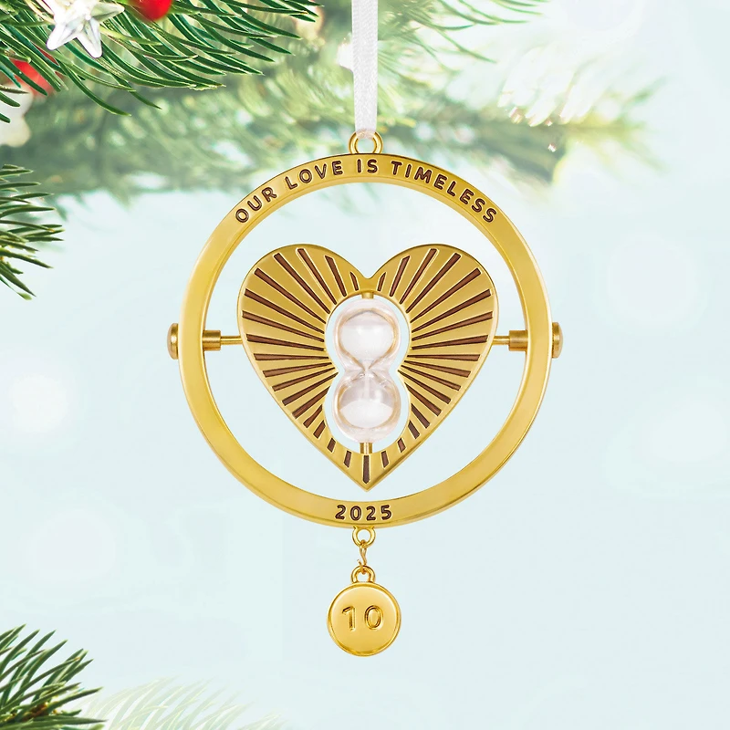 Our Love Is Timeless 2025 Metal Ornament for only USD 30.99 | Hallmark
