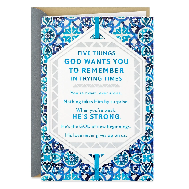 God Is Your Strength Religious Encouragement Card for only USD 5.59 | Hallmark