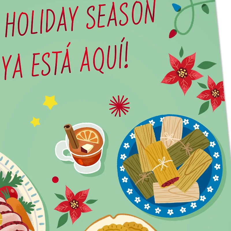 Tamales and Empanadas Spanish-Language and English Christmas Card for only USD 3.99 | Hallmark