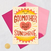 You Fill My Heart With Sunshine Mother's Day Card for Godmother from Kids for only USD 3.59 | Hallmark