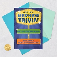 Nephew Trivia Birthday Card for only USD 4.59 | Hallmark