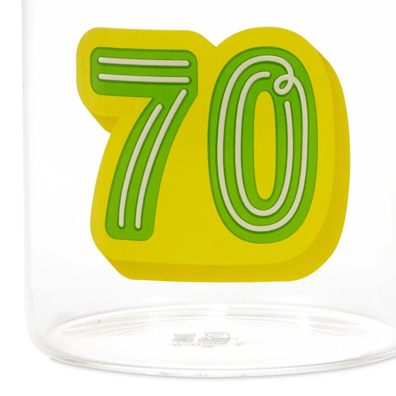 Glass 70th Birthday Mug, 17.5 oz. for only USD 19.99 | Hallmark