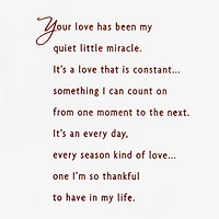 So Thankful for Your Love Romantic Christmas Card for only USD 7.59 | Hallmark