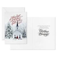 DaySpring White Church in Snow Boxed Christmas Cards, Pack of 16 for only USD 15.49 | Hallmark