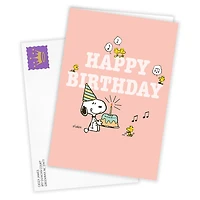 Peanuts® Cute Snoopy Party Custom Birthday Card for only USD 4.99 | Hallmark