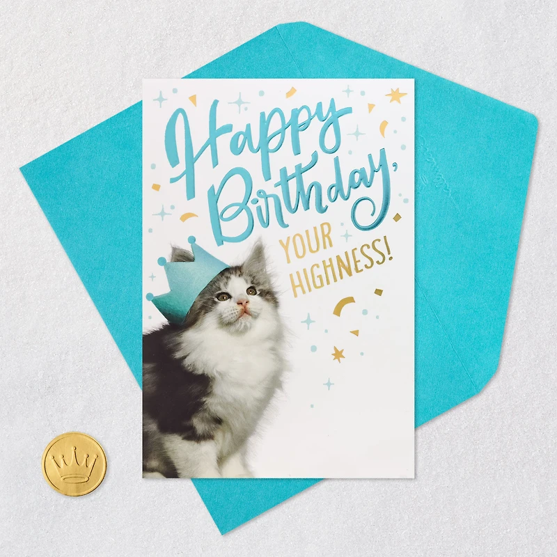 Today You're Royalty Birthday Card from Cat for only USD 4.59 | Hallmark