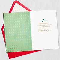 People Like You Are the Greatest Gifts Christmas Card for only USD 6.99 | Hallmark
