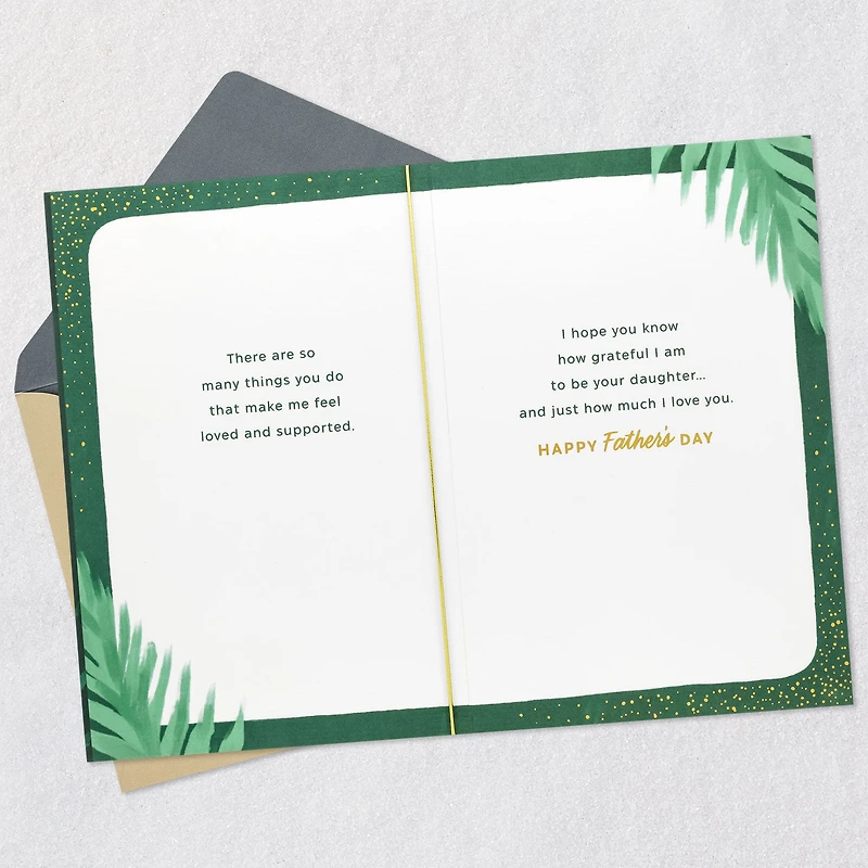 Loved and Supported Father's Day Card from Daughter for only USD 7.99 | Hallmark
