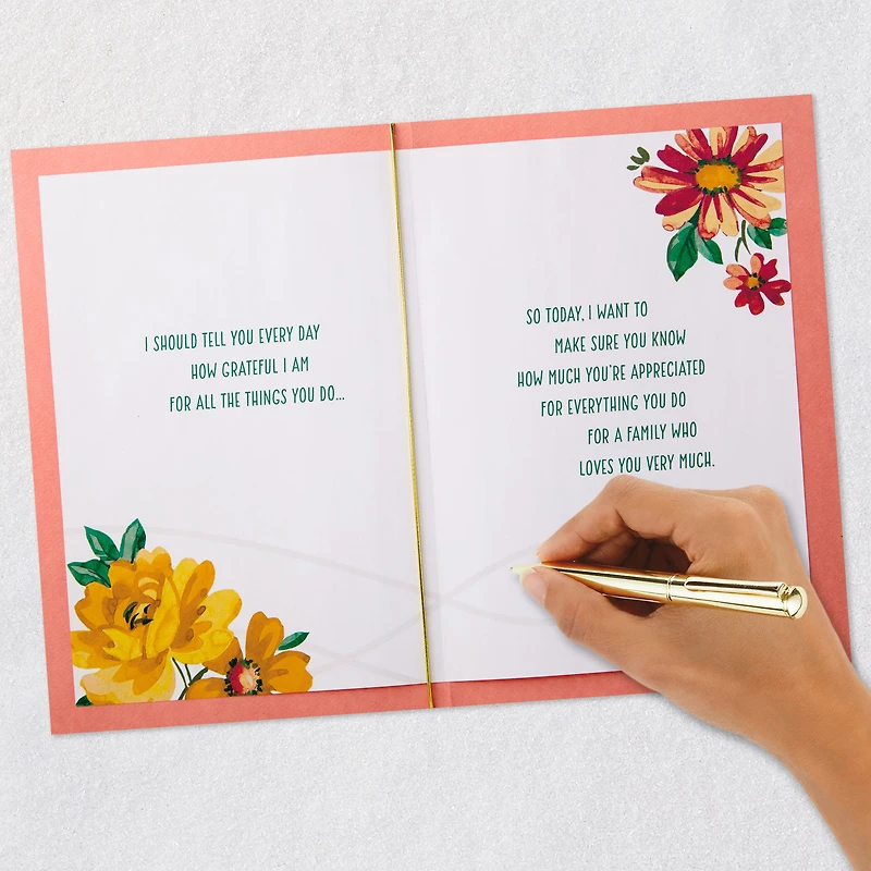 The Things You Do Floral Mother's Day Card for only USD 6.59 | Hallmark