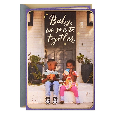 Baby We So Cute Anniversary Card for only USD 4.99 | Hallmark