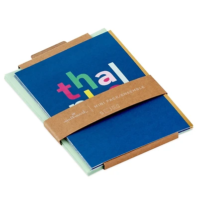 Colorful Lettering Blank Thank-You Notes Mini Pack, Set of 5 for only USD 5.00 | Hallmark