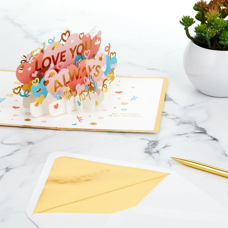 Love You Always 3D Pop-Up Love Card for only USD 12.99 | Hallmark
