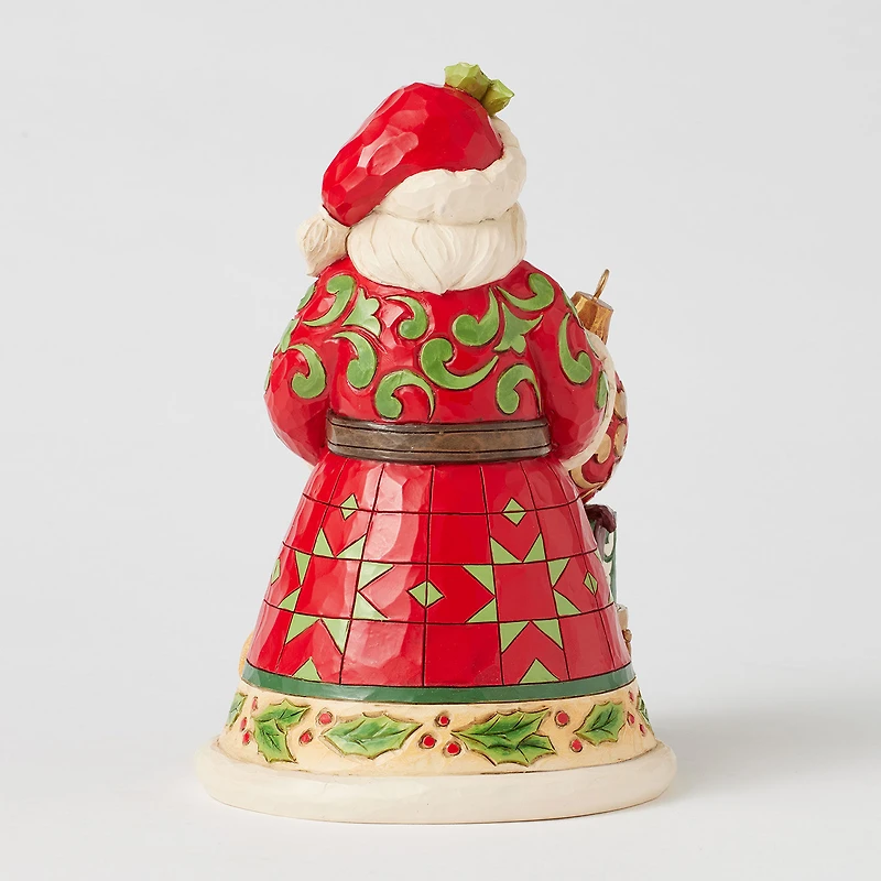 Jim Shore Heartwood Creek Santa Figurine With 2025 Dated Ornament, 7.5" for only USD 64.99 | Hallmark