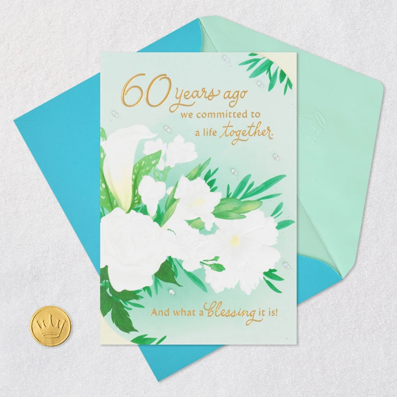 My Friend and My Soulmate 60th Anniversary Card for Spouse for only USD 6.59 | Hallmark
