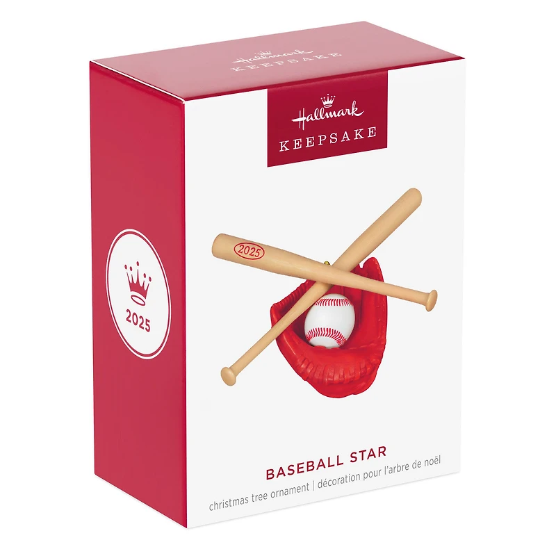 Baseball Star 2025 Ornament for only USD 18.99 | Hallmark