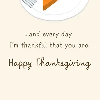 Life Is Sweeter Because of You Thanksgiving Card for only USD 3.99 | Hallmark