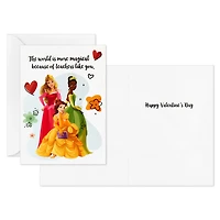Disney Princess Pink and White Kids Classroom Valentines Set With Cards and Light-Up Mailbox With Sound for only USD 19.99 | Hallmark