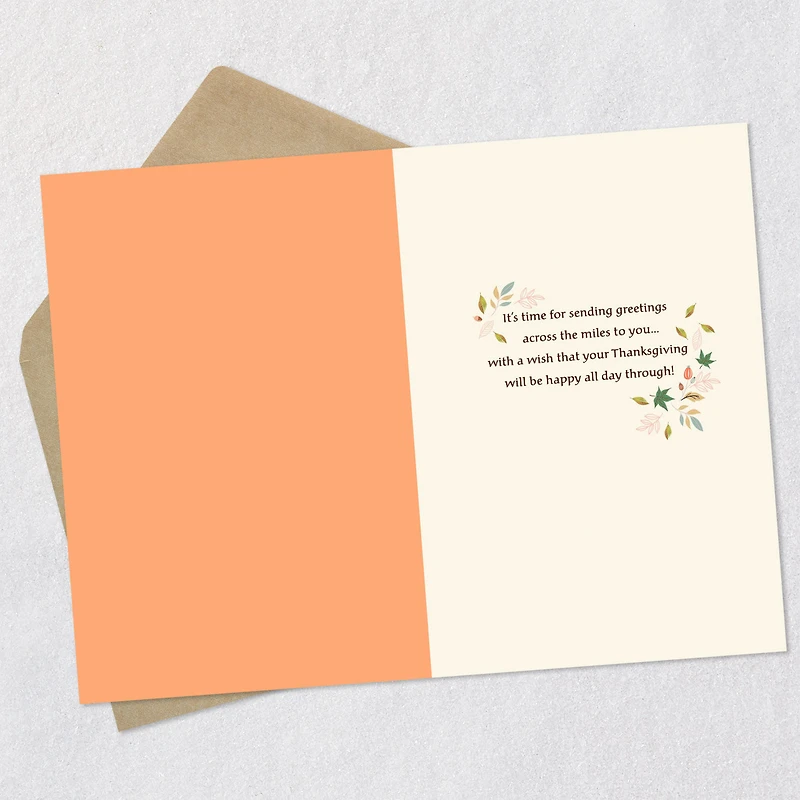 Happy All Day Through Across the Miles Thanksgiving Card for only USD 2.00 | Hallmark