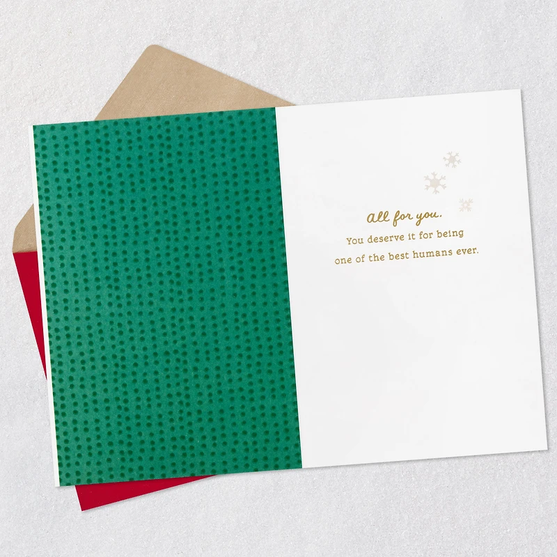 Best Human Ever Christmas Card From the Dog for only USD 4.99 | Hallmark